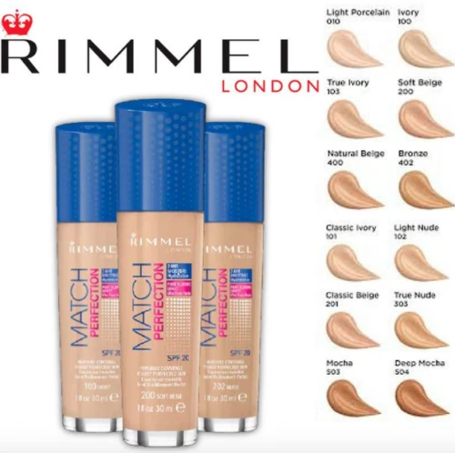 Rimmel Foundation Shades
