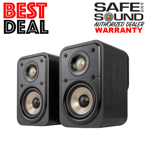 POLK AUDIO SIGNATURE ELITE ES10 BOOKSHELF SPEAKERS PAIR - BLACK | eBay