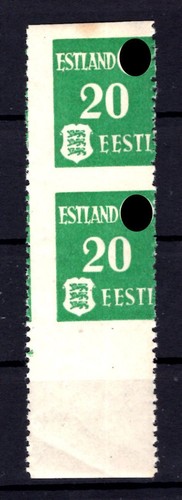 Estonia 2yUw Horizontal Ungez. MNH Unstamped (L2398