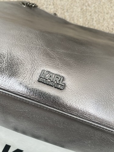 KARL LAGERFELD K/Pebble Large Tote Bag: RRP £265:- Pls Read Desc - Picture 11 of 17