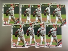 Nick Lodolo 2019 Bowman lot of 9 paper base Reds
