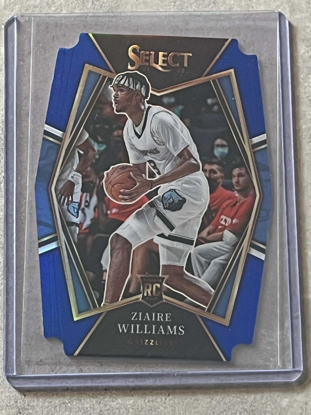 2021-22 Select Ziaire Williams Premier Level SP Blue Die Cut Rookie RC /249 #181