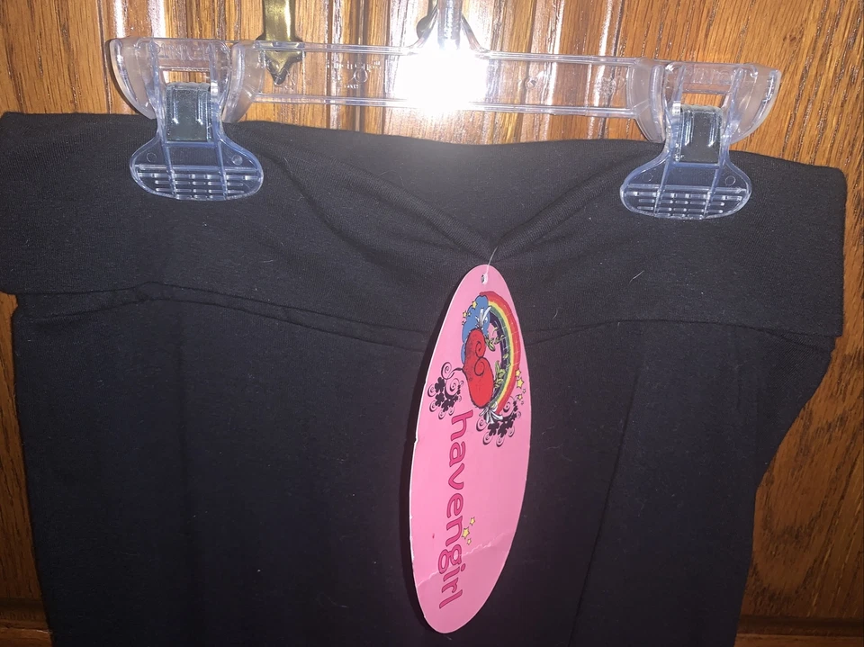 Pantalón de yoga Haven Girl negro Essentials niñas mediano 8 nuevo con etiquetas Foto 4 de 4