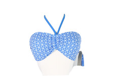 Boden Sardinia Halter Top New Women sz 12 Bandeau Swimsuit Bikini Swim straps