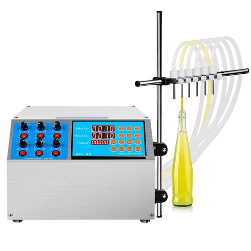 GZL-80 Automatic Digital Control Liquid Filling Machine Filler 3-5000ml 6 Heads - Picture 9 of 24