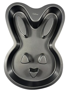 WILTON Bunny Rabbit Cake Pan Non Stick 12.5x9  HEAVY DUTY Easter Spring Baking