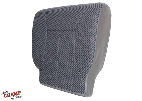 For 1998-2000 Dodge Ram 2500 Work Truck W/T-Driver Bottom Cloth Seat Cover Gray - Picture 4 of 12