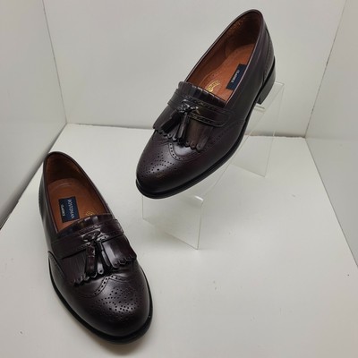 Bostonian Classic First Flex Leather Loafers Burgundy Brownish Color  Sz: 10.5 Bostonian Classics Dress Shoes First Flex Leather Burgundy  main image 3