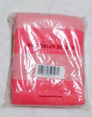 Victoria's Secret Beach Blanket Throw Picnic NIP Pink Stripe