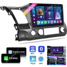 32G Android 15 Car Stereo Radio for Honda Civic 2006-2011 Apple CarPlay GPS WiFi