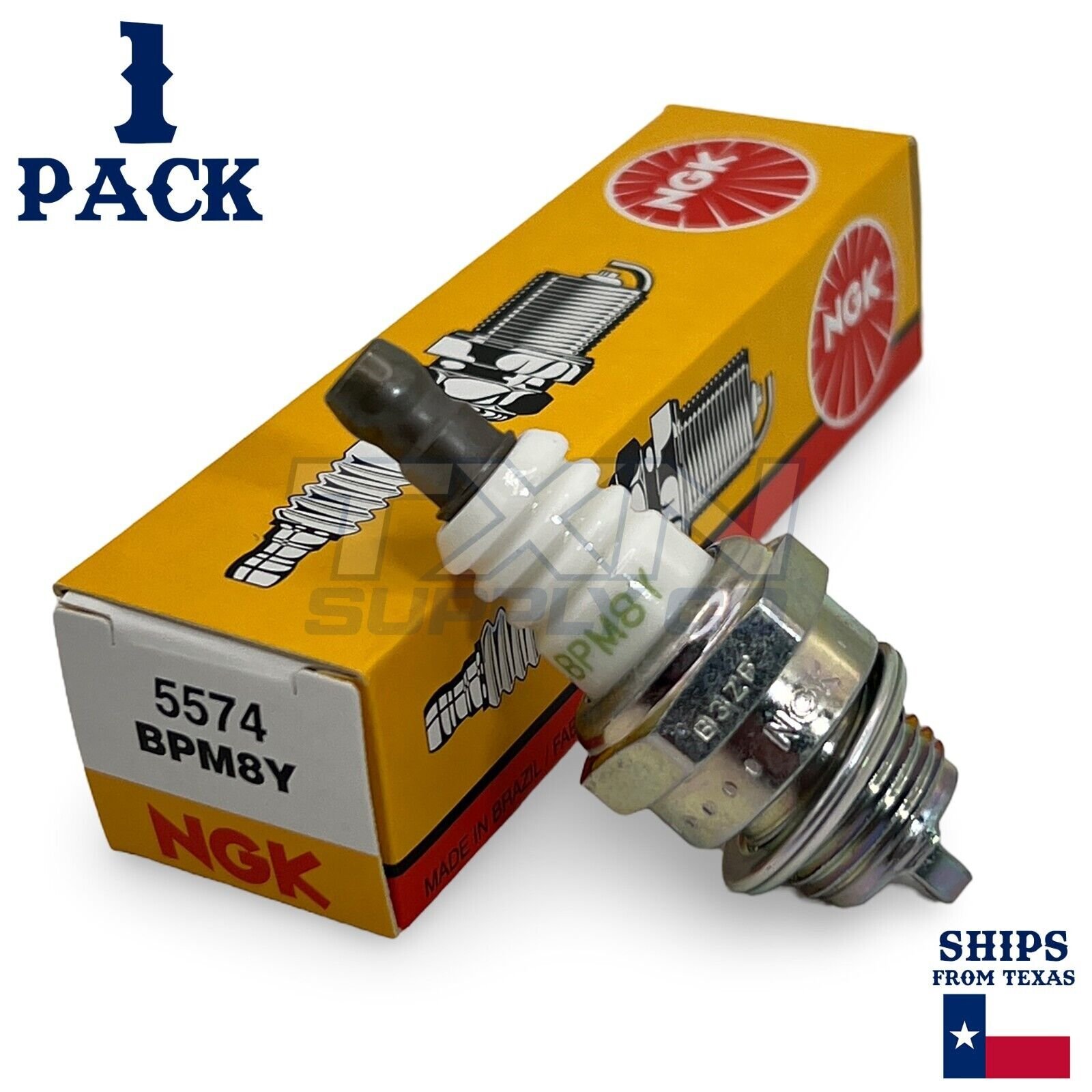 BPM8Y Copper Core Plugs NGK 5574 Standard Spark Plugs 10-Pack