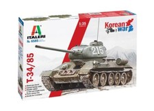 Kit Modelo Militar Italeri 6585 Escala 1/35 Guerra de Corea Tanque Medio T-34/85