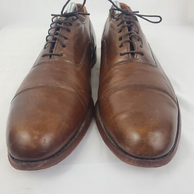 Vintage Britches of Georgetowne Made in England Brown Cap Toe Oxford 9.5 C Britches of Georgetown Men main image 4