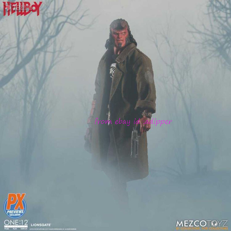 Perfect Mezco Toyz 1/12 Hellboy Px Deluxe Edition Action Figure In