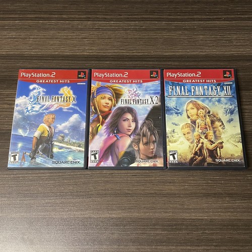 Final Fantasy X + X2 + XII PlayStation 2 PS2 Spielpaket Lot