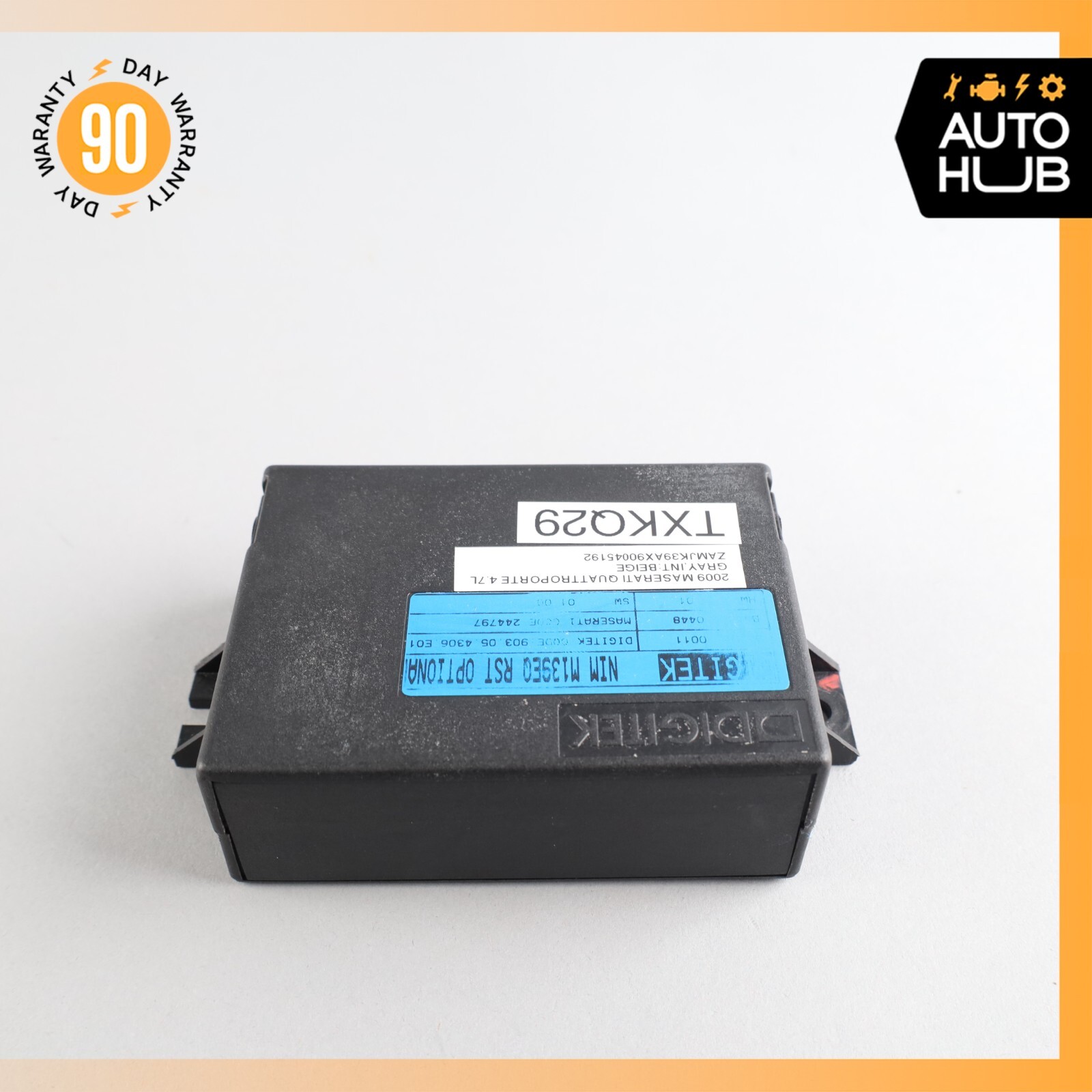 09-13 Maserati Quattroporte M139 4.7L  Roof Control Module OPT OEM 50k
