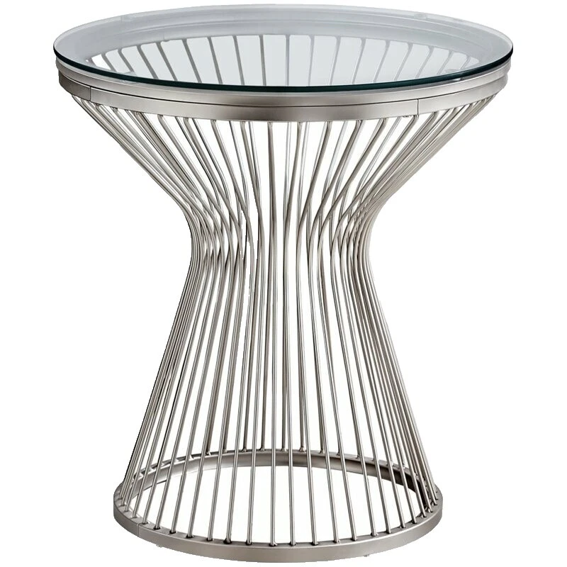 Stainless Steel Handle Round Tables