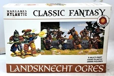 Wargames Atlantic WAACF006 Landsknecht Ogres (Classic Fantasy) Death Fields