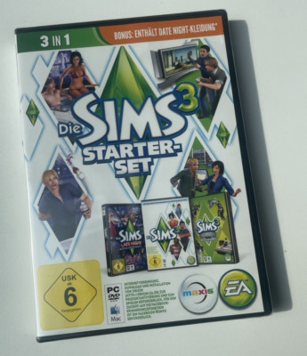 Neu - Die Sims 3 von EA - Starter Set, PC / Mac 2013, DVD Late Night Luxus