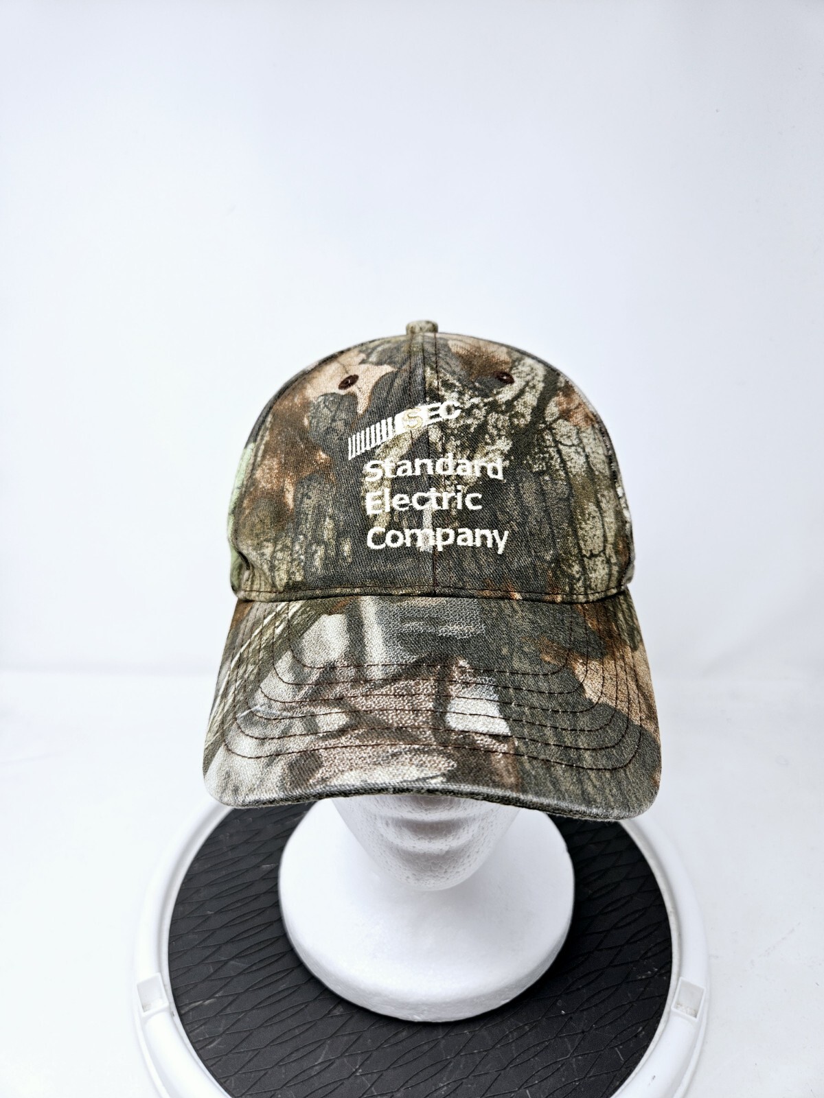 Vintage Camo 90s Y2K Snapback Hat Hunting Outdoors Used FAST SHIPPING
