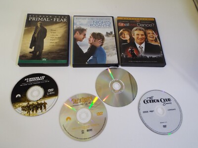 DVD LOT-RICHARD GERE-Primal Fear-COTTON CLUB ENCORE-DAYS OF HEAVEN-NIGHTS-DANCE*