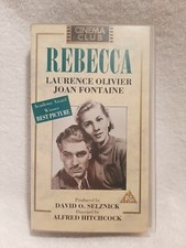 REBECCA 1940 film starring Laurence Olivier Joan Fontaine PAL VHS video tape VGC