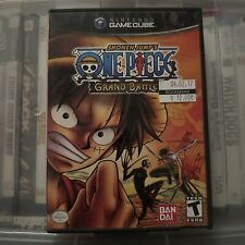 One Piece Grand Battle GC CIB W/ Manual - Tested & Luffy Game Card - GameCube
