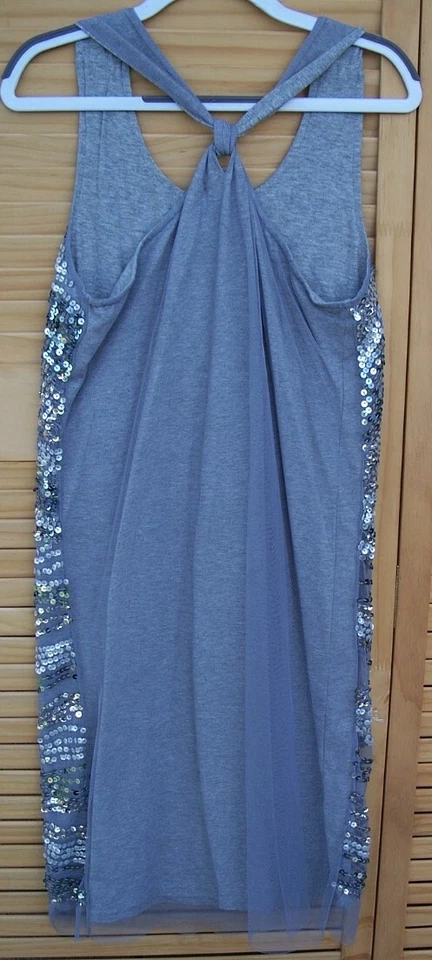 HAVEN GIRL nwt Red Carpet Gray Sequin Marley Dress~Girl's Size L~14~NEW~$92 - Image 3 of 3