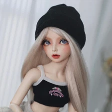 1/4 BJD SD Doll FULL SET Female Resin Body w/ Eyes Face Makeup Wig Girl Toy Gift