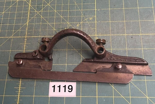 Rare EARLY Type (type 1 or 2?, Wedge Spur Type) Fence for Stanley 46 Plane (1119