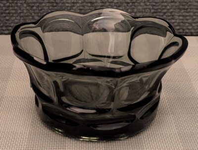 Fostoria Argus Gray Fruit Bowl 2.5''  Henry Ford Museum
