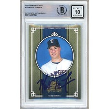 Mark Teixeira Signed 2005 Diamond Kings #229 BGS Auto 10 BAS Slabbed Rangers MLB