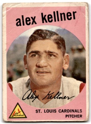 1959 Topps Alex Kellner St. Louis Cardinals #101