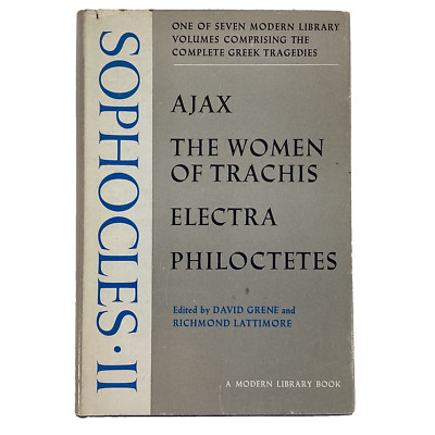 Complete Greek Tragedies Sophocles II: Ajax, The Women of Trachis,... HCDJ VG