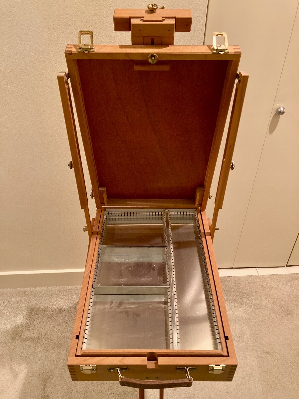 Mabef Folding Travel Backpacker French Easel Plein Air Easel oil