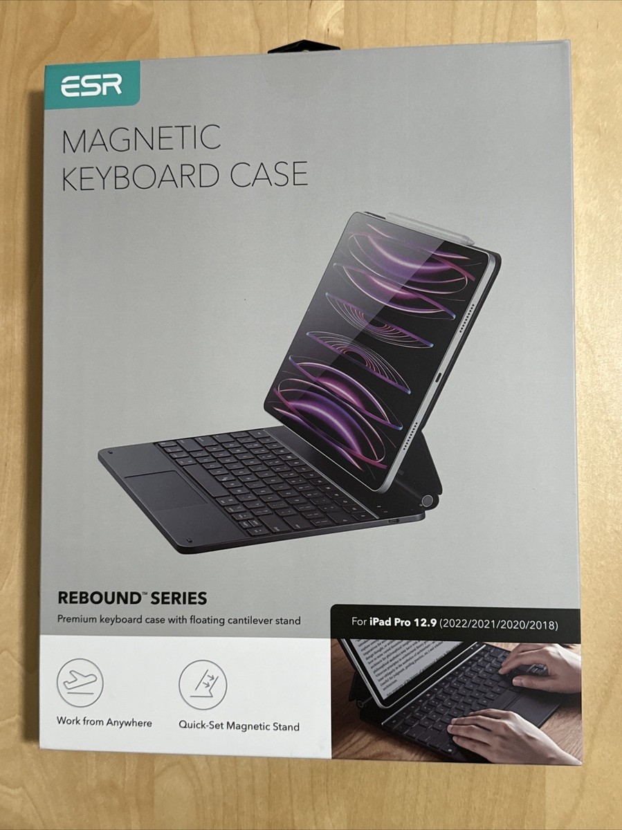 ESR Magnetic Keyboard Case Rebound Series For iPad Pro 12.9 2022