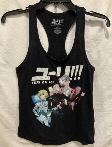 Hot Topic Yuri On Ice Black Racer Back 