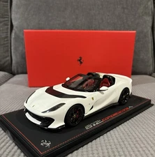 1/18 BBR Ferrari 812 Competizione Aperta Avus White Limited 24 PCs With Case