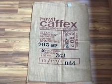 Original Kaffeesack Jute aus Honduras groß wie neu