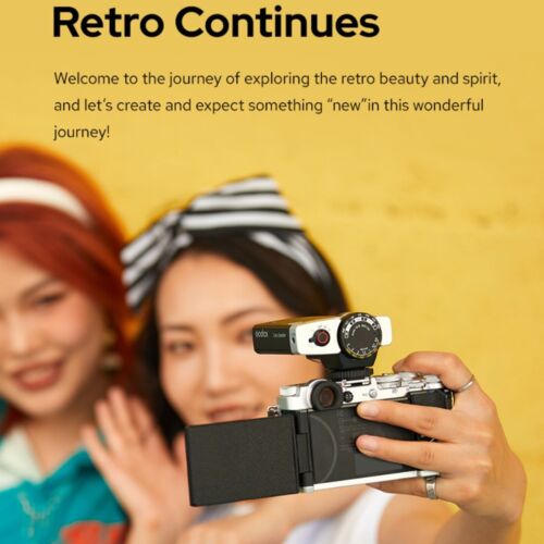 Godox Lux Junior Retro Camera Flash Speedlight Speedlite GN12 6000K±200K 7 Level - Picture 9 of 12