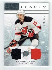 14-15 UD Upper Deck Artifacts  Travis Zajac  125/125  Last Card  Dual Jerseys