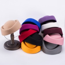 Womens Fascinator Base Wool Air Hostesses Pillbox Hat Millinery Craft A139