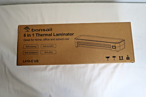 9 In Thermal Laminator, Bonsaii Model: L418-C US Home Office School NEW