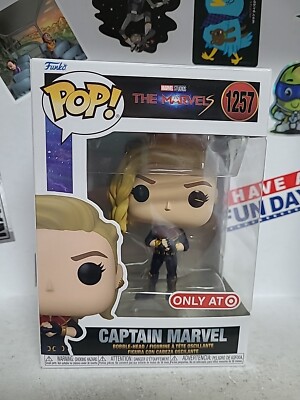 Funko Pop! Marvel The Marvels Captain Marvel #1257 (Target Exc) Vinyl  Figure
