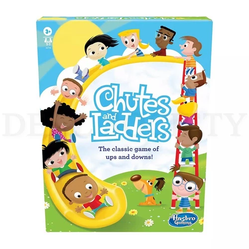 Hasbro Chutes & Ladders Board Game for Kids 2-4 Players