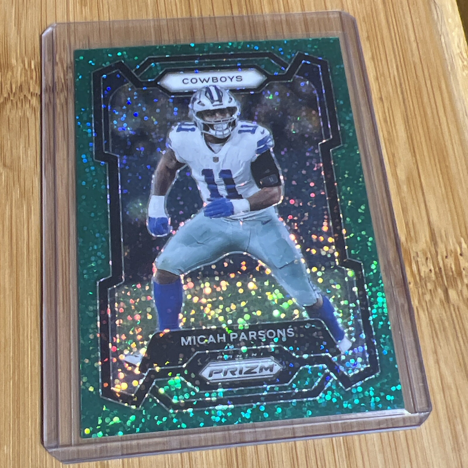 2023 Panini Prizm Green Sparkle 78 Micah Parsons /8