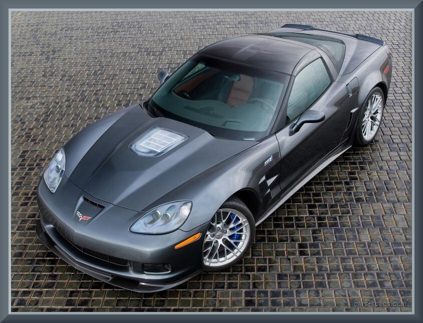 2010 Chevrolet Corvette ZR1 Pewter, Toolbox - Refrigerator Magnet