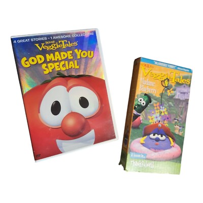 Veggie Tales DVD and VHS God Made You Special 2007 Madame