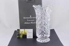 WATERFORD CRYSTAL MASTER CUTTER COLLECTION 8" SCALLOPED FOOTED VASE IN BOX- MINT