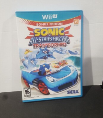 Sonic & All-Stars Racing Transformed (Nintendo Wii U, 2012), Complete w/Manual